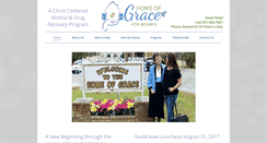 Desktop Screenshot of homeofgraceforwomen.com